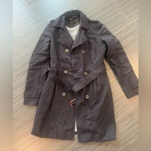 Massimo Dutti Navy Blue trenchcoat